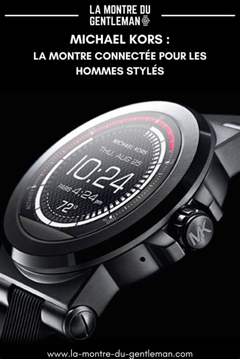 montres homme michael kors|Montres connectées de luxe .